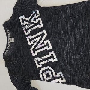 Pink By Victoria's Secret Dark Gray Sweatshirt SIze S